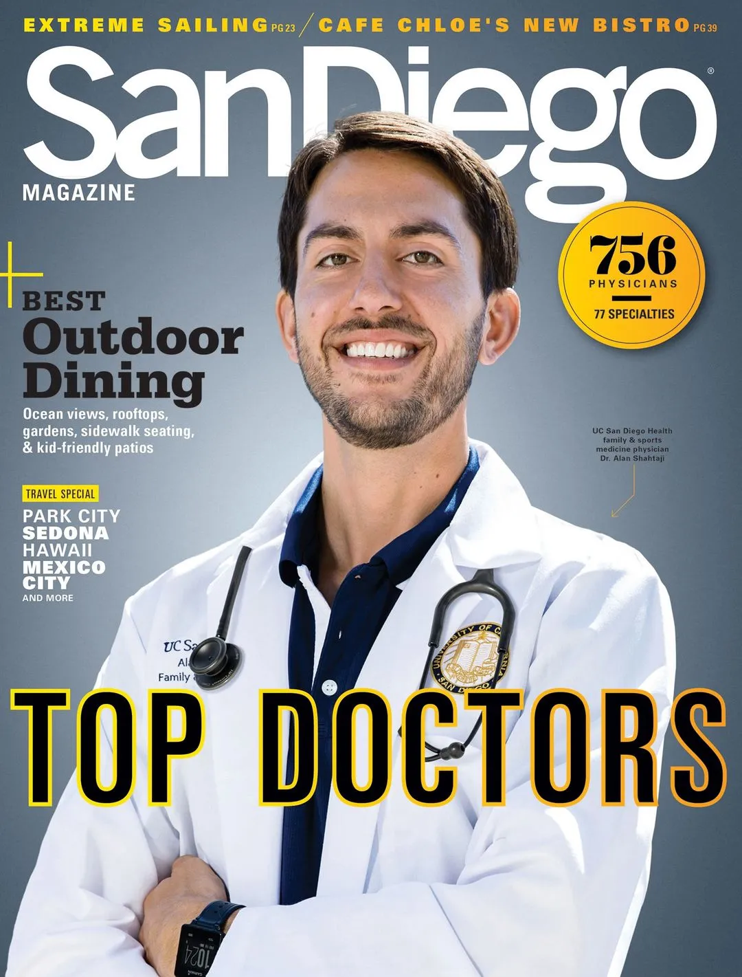Top Doctor magazine cover from the year 2017