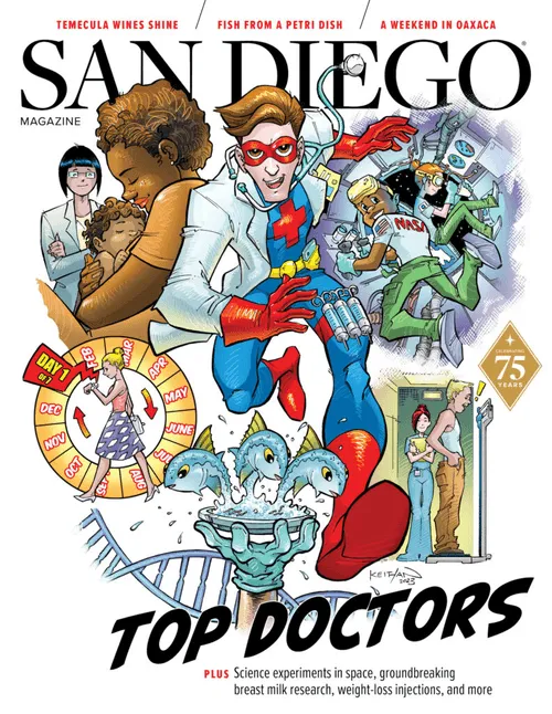 Top Doctor magazine cover from the year 2024