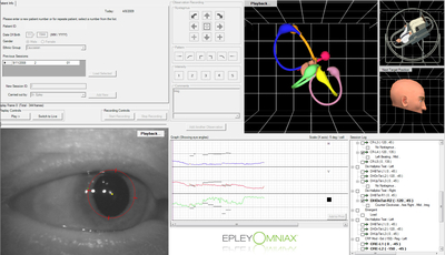 Epley Omniax eye tracking software
